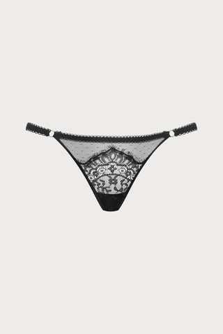 Maison Close Inspiration Divine Mini Thong Black