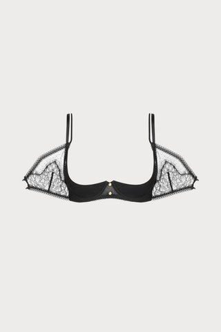Maison Close Inspiration Divine Quarter Cup Bra - open