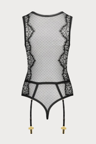Inspiration Divine Suspender Thong Body - back
