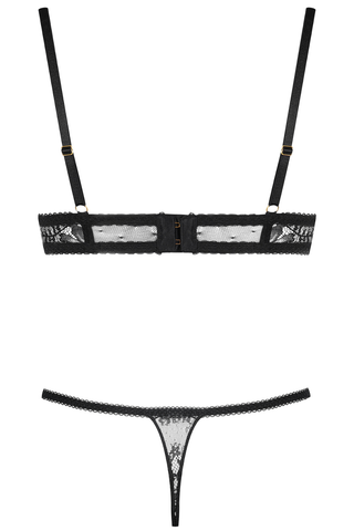 Maison Close Inspiration Divine Wire Bra & Mini Thong Black