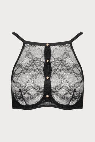 Jeux Magnétiques Black Lace Openable Wire Bra