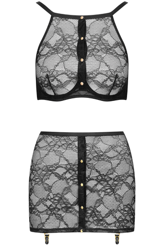 Maison Close Jeux Magnétiques Wire Bra & Skirt Black