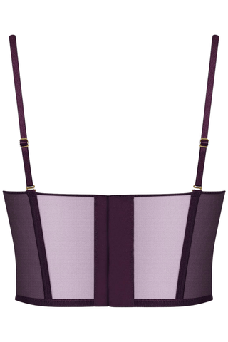 Maison Close L'Amoureuse Purple Bustier Bra