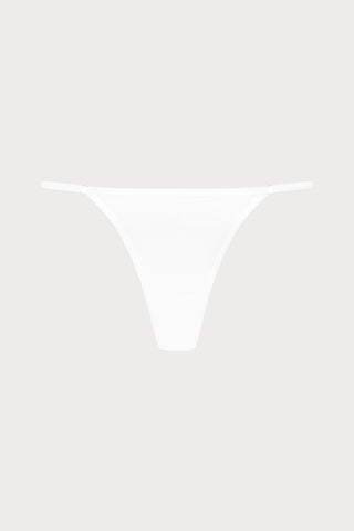La Femme Amazone Mini Thong White