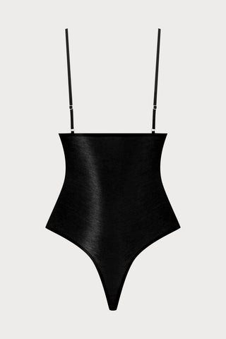 La Femme Amazone Thong Body Black