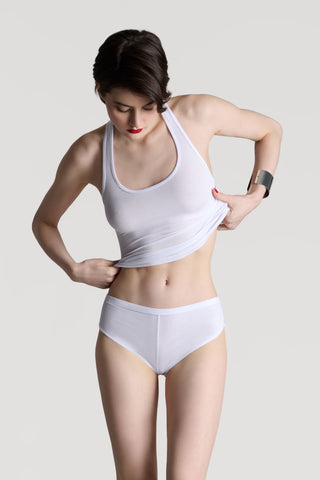 Maison Close La Femme Amazone Shorty White