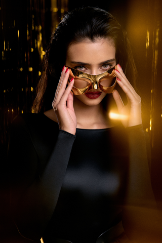 Women's Gold Mirror Mask - Maison Close L'Anonyme