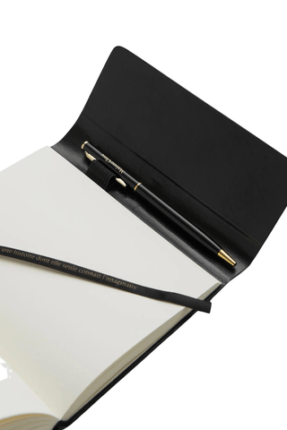 Maison Close Le Confident Notebook & Pen Black