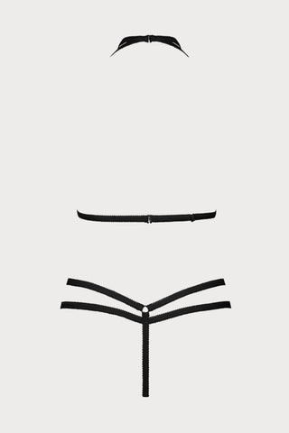 Le Petit Secret Black Harness & Thong