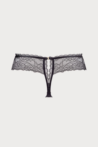 Maison Close Le Petit Secret Dentelle Lace Openable Tanga Thong