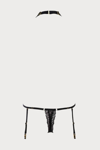 Maison Close Le Petit Secret Dentelle Lace Thong Bodysuit - Back