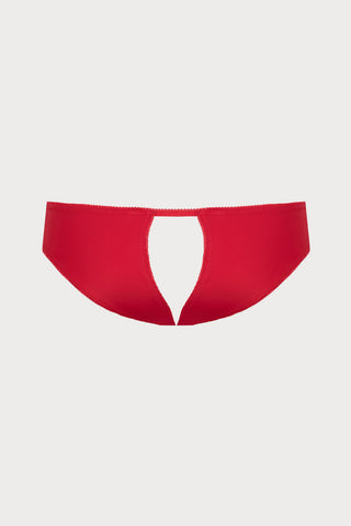 Le Petit Secret Open Brief in Red