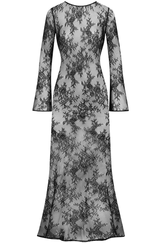 Le Vestiaire 030 - Long Lace Backless Dress