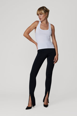 Maison Close Le Vestiaire Ribbed Cotton Tank Top White