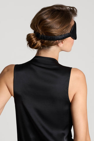 Maison Close Les Fétiches Silk Monsieur Eye Mask Black