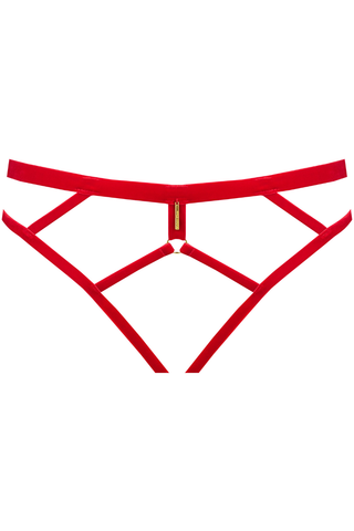 Maison Close Les Fetiches Velvet Red Open Brief