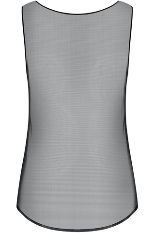 Maison Close Madame Rêve Sheer Black Mesh Tank Top