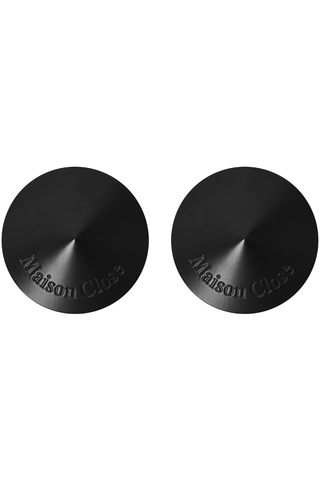 Maison Close Metal Pasties Matt Black