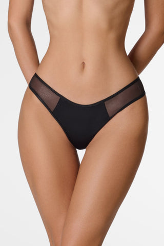 Maison Close Minuit Black Bikini Bottom - Naughty Knickers