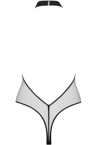 Maison Close Minuit Black Halterneck Thong Swimsuit - Sexy Swimsuit