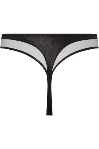 Maison Close Minuit Black High Waist Tanga Bikini Bottom