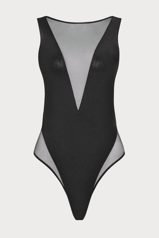 Minuit Thong Swimsuit in Black