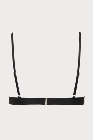 Minuit Triangle Bikini Top in Black