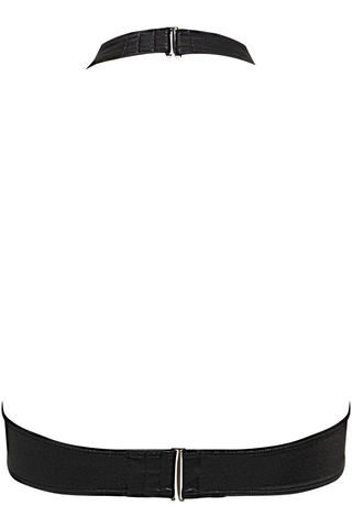 Maison Close Minuit Black Underwired Bikini Top - Black Bikini Bra