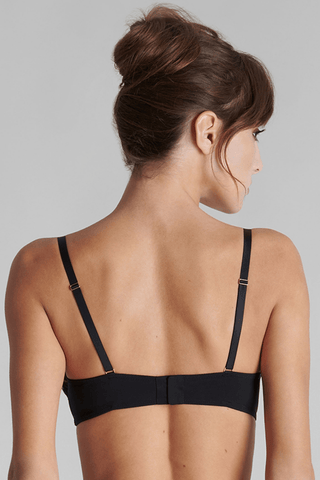 Maison Close Nuit Fauve Underwired Balconette Bra Black