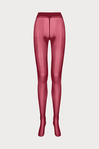 Maison Close Obsession Burgundy Tights 40 Denier