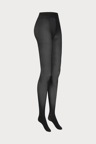 Maison Close Black Opaque Infinite Line Tights 60 Denier