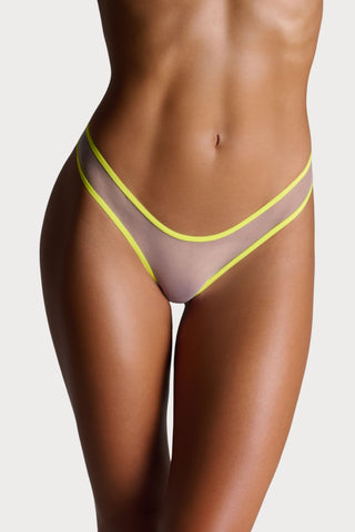 Panorama Blue High Hips Thong