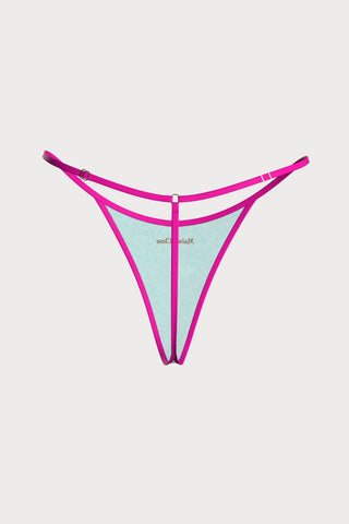 Panorama Turquoise Micro Thong