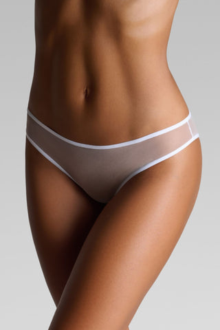 Maison Close Panorama White Brief - Naughty Knickers