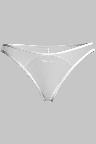 Maison Close Panorama White Open Brief - Naughty Knickers