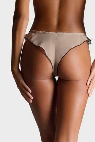 La Parisienne Dark Beige French Knicker