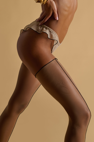 La Parisienne Dark Beige French Knicker