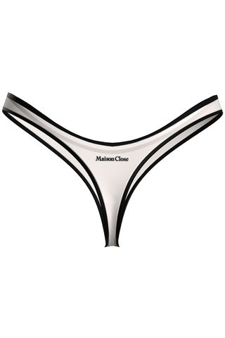La Parisienne Light Beige High Hips Thong