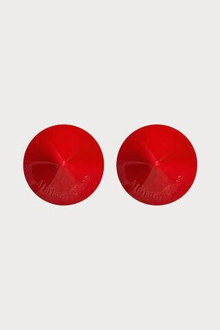 Maison Close Les Fétiches Patent Leather Pasties Red - Naughty Knickers
