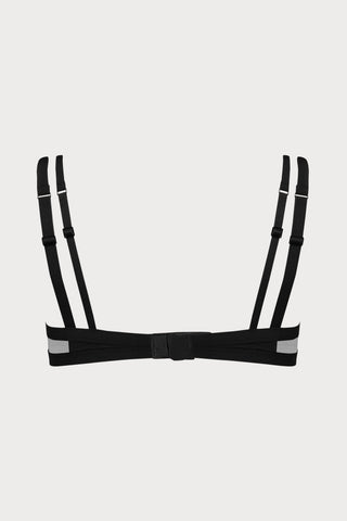 Pure Tentation Balconette Bra in Black
