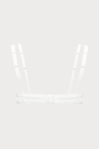 Pure Tentation Balconette Bra in White