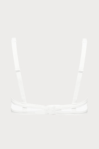 Pure Tentation Open Bra in White