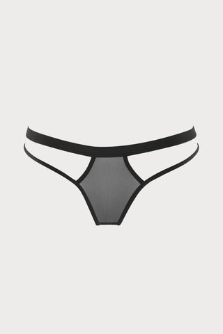 Pure Tentation Brief Black, Size S (UK 6-8)