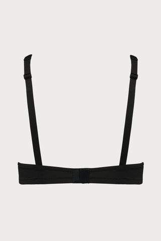 Pure Tentation Scarf Wire Bra in Black