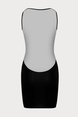 Pure Tentation Short Dress in Black