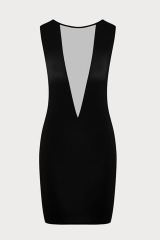 Pure Tentation Short Dress in Black