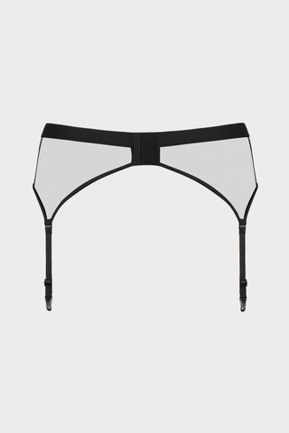 Pure Tentation Suspender Belt in Black