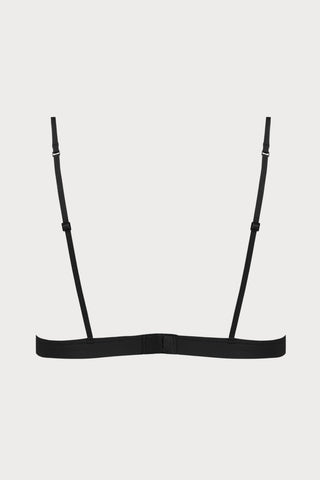 Pure Tentation Triangle Bra in Black