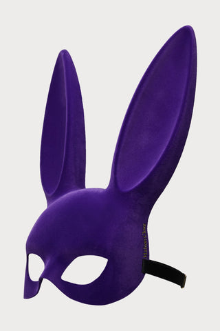 Maison Close Purple Velvet Bunny Mask - Naughty Knickers