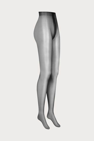 Maison Close Satin Tights Black 10 Denier